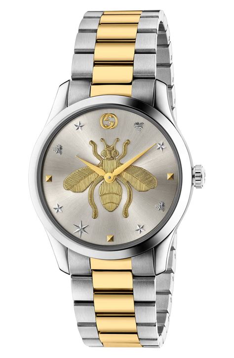 gucci beetle watch|Gucci g timeless bee watch.